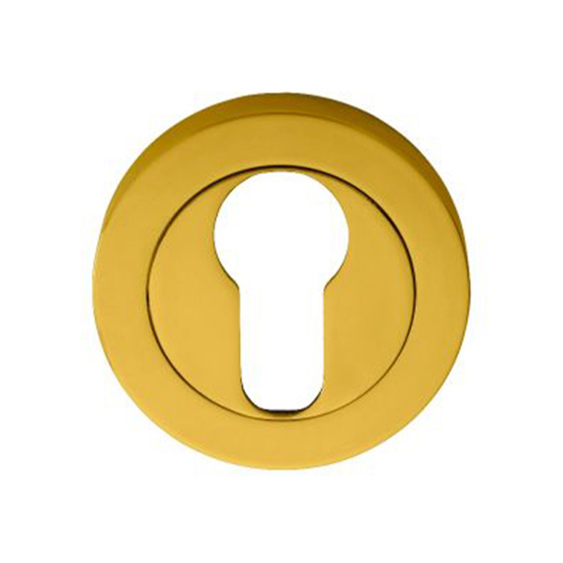 Concealed Fix Euro Profile Escutcheon Polished Brass