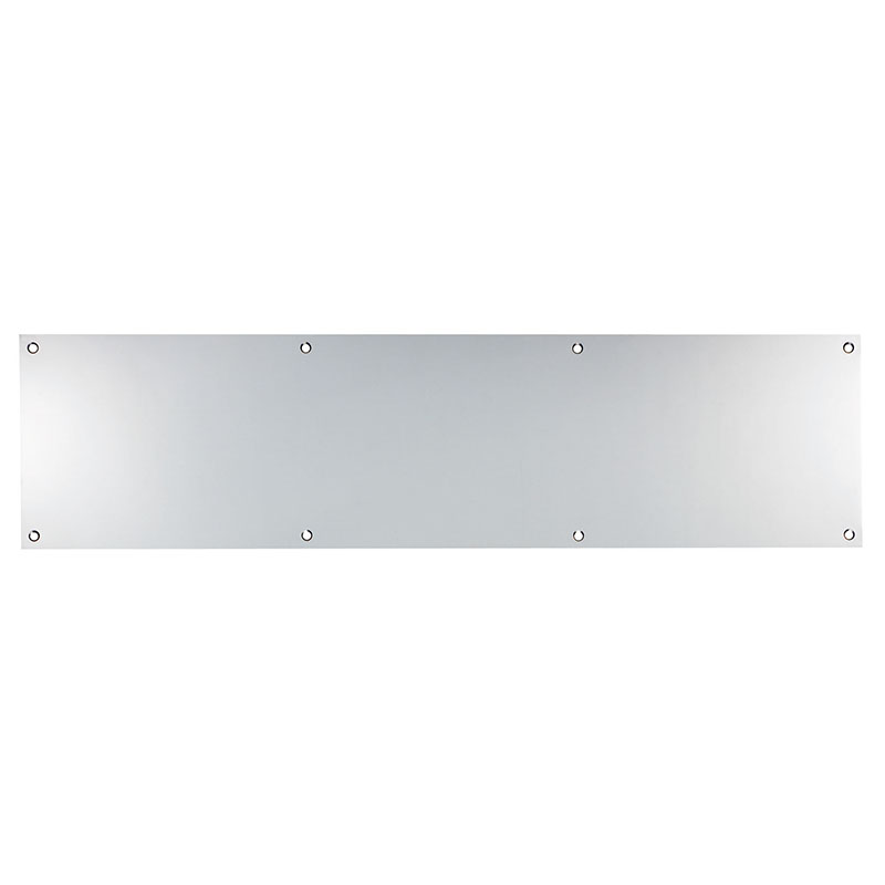 Plain Kicking Plate - 590mm x 150mm Bright Satin Stainless Steel