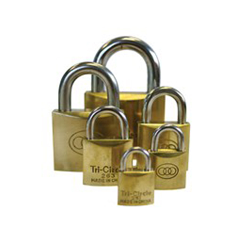 Tri-circle Traditional Padlock - 20mm