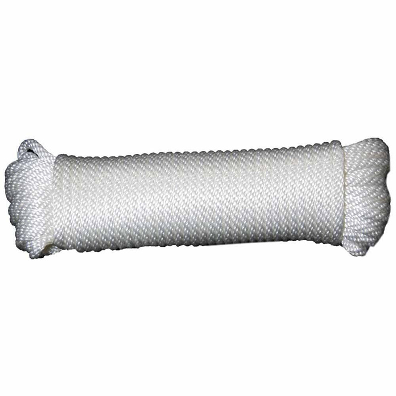 Nylon Sash Cord - 10mtr Knot Solid Braided Nylon
