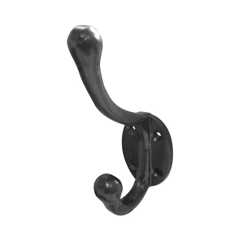 Jedo Hat & Coat Hook - 125mm Black