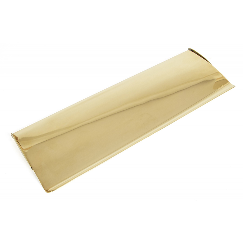 Period Letterplate Cover - Large Polished Brass