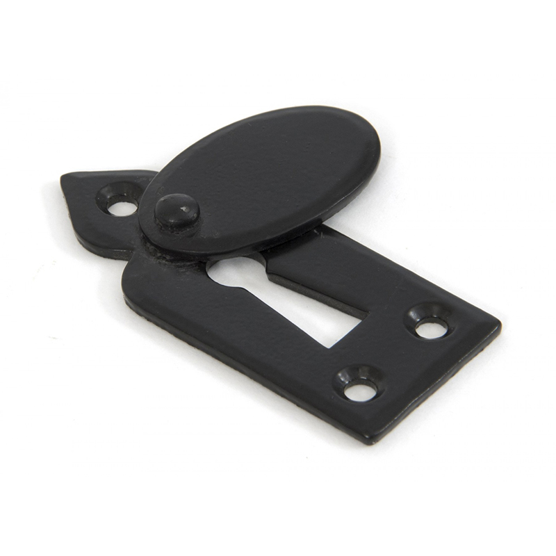 Gothic Escutcheon & Cover Black