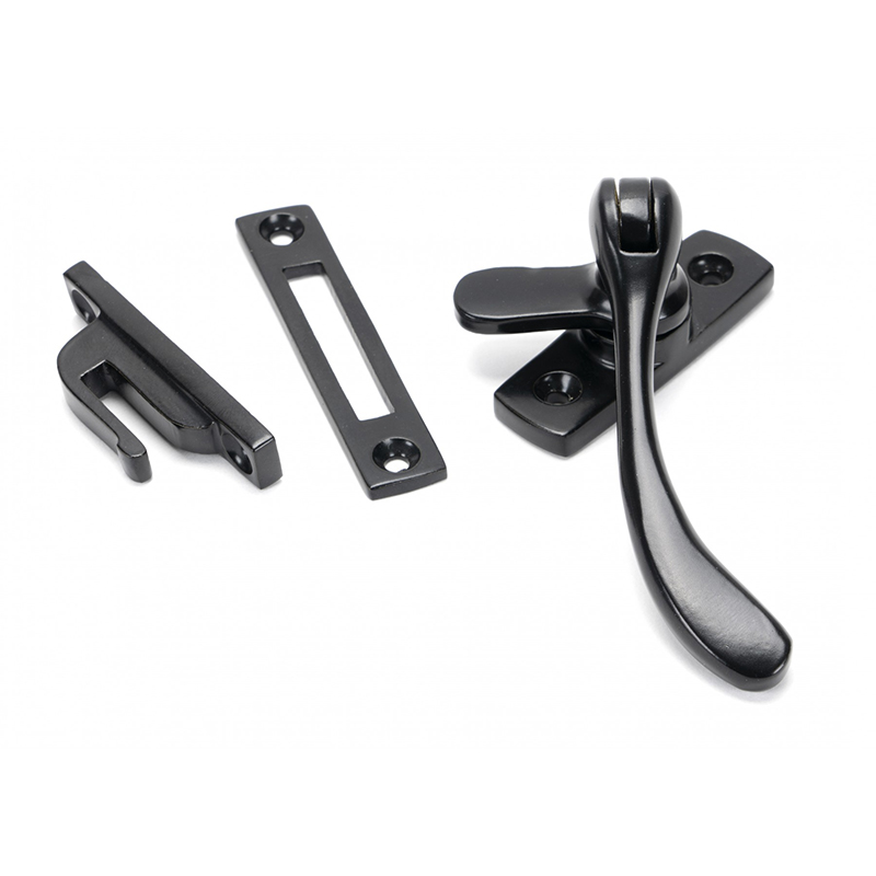 Cast Pear Drop Window Fastener Black