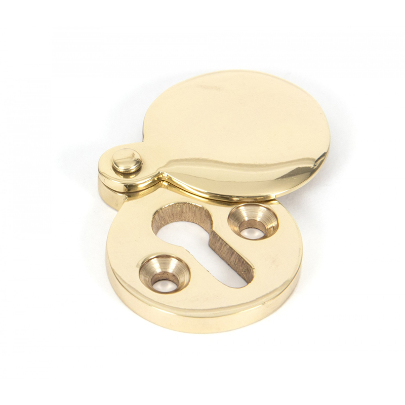 Round Escutcheon Polished Brass