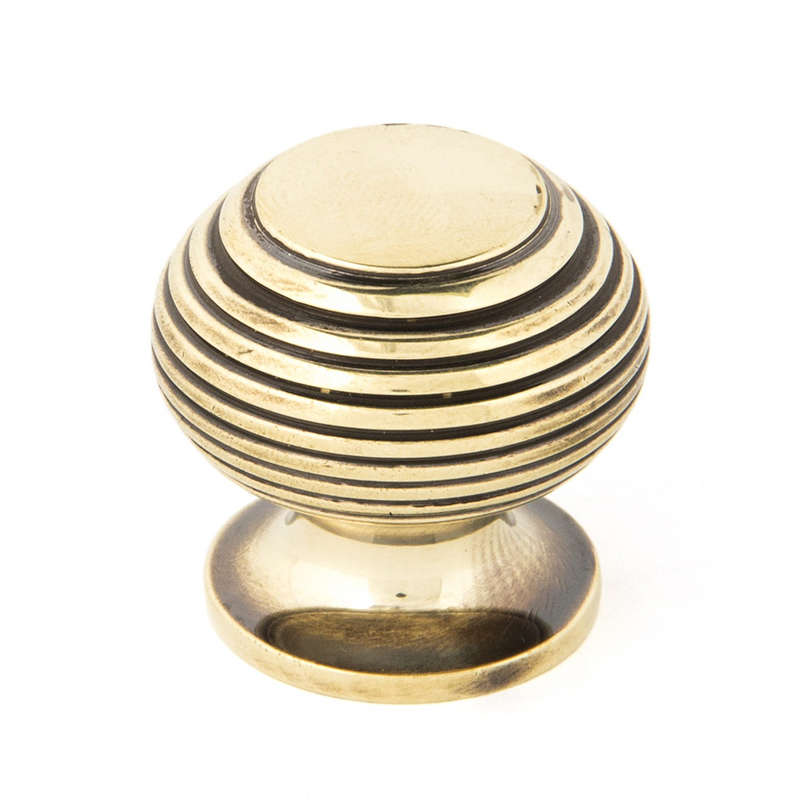Beehive Knob Antique Brass Locks Doors and Windows