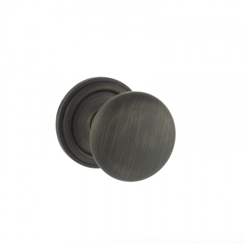 Harrogate Mushroom Mortice Knob - Urban Bronze