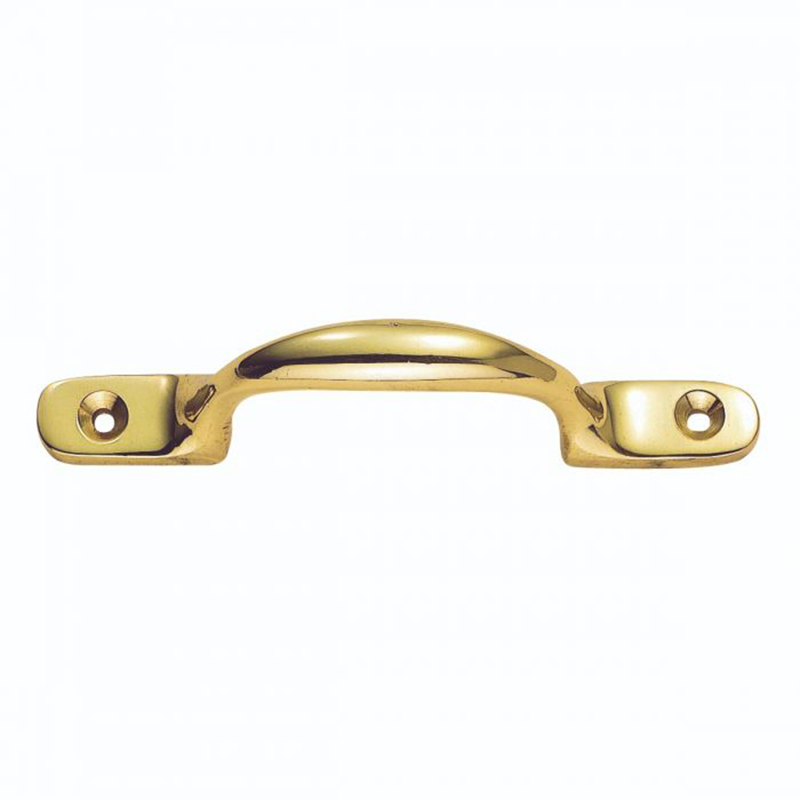 Sash Handle 101mm Polished Brass