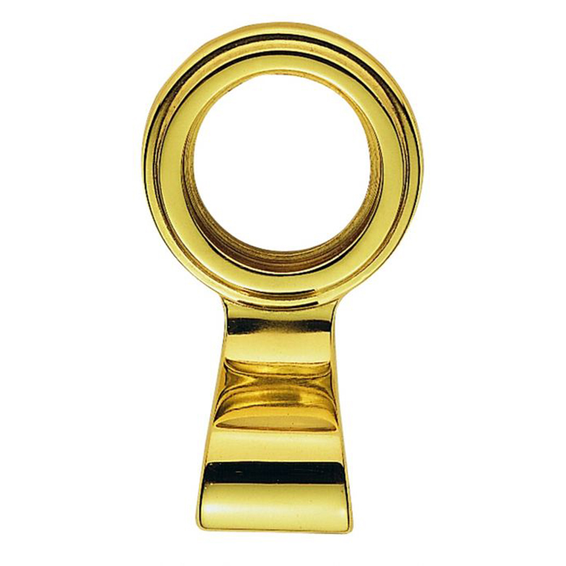 Architectural Quality Cylinder Pull - 76mm x 47mm Polished Brass