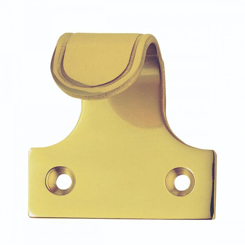 Grooved Sash Lift Polished Brass