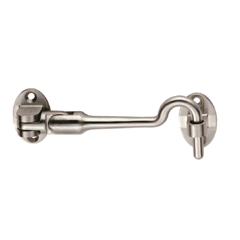 Steelworx Grade 316 Silent Pattern Cabin Hook - 102mm - Satin Stainless Steel