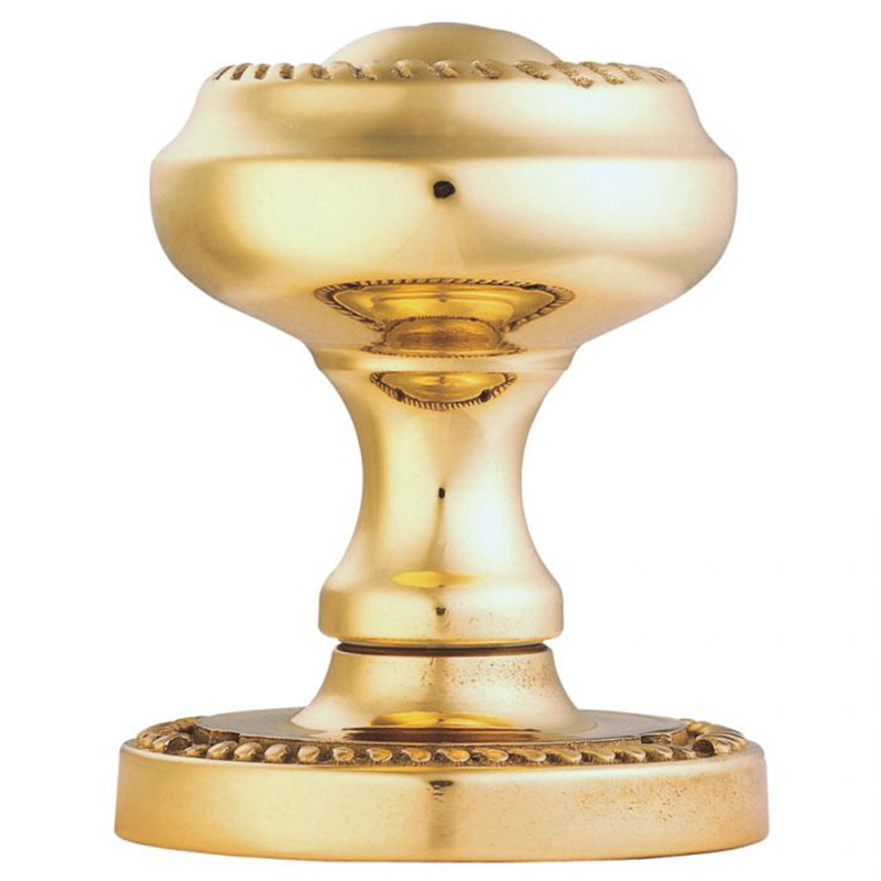 Georgian Mortice Knob - 60mm Dia Polished Brass