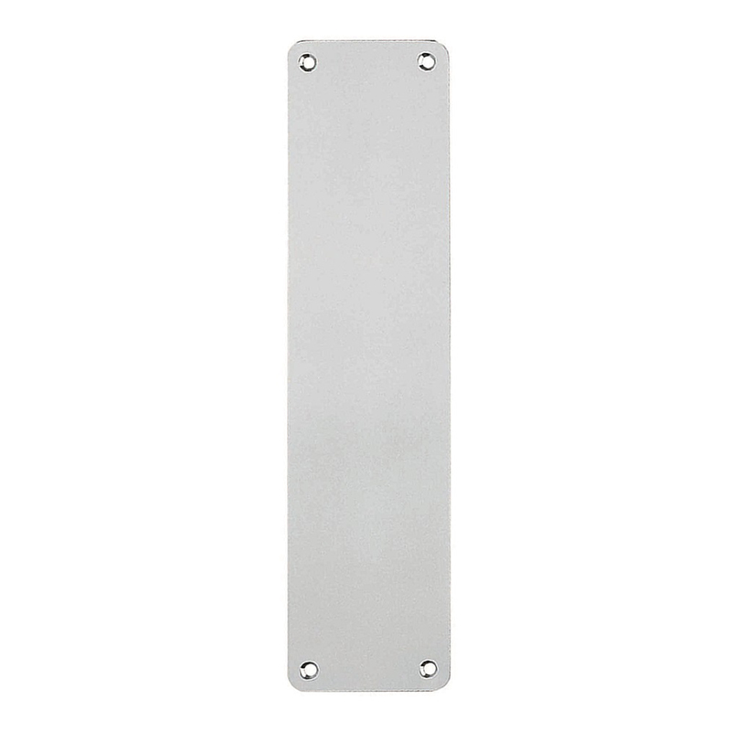 Plain Finger Plate - 300mm x 75mm Satin Stainless Steel