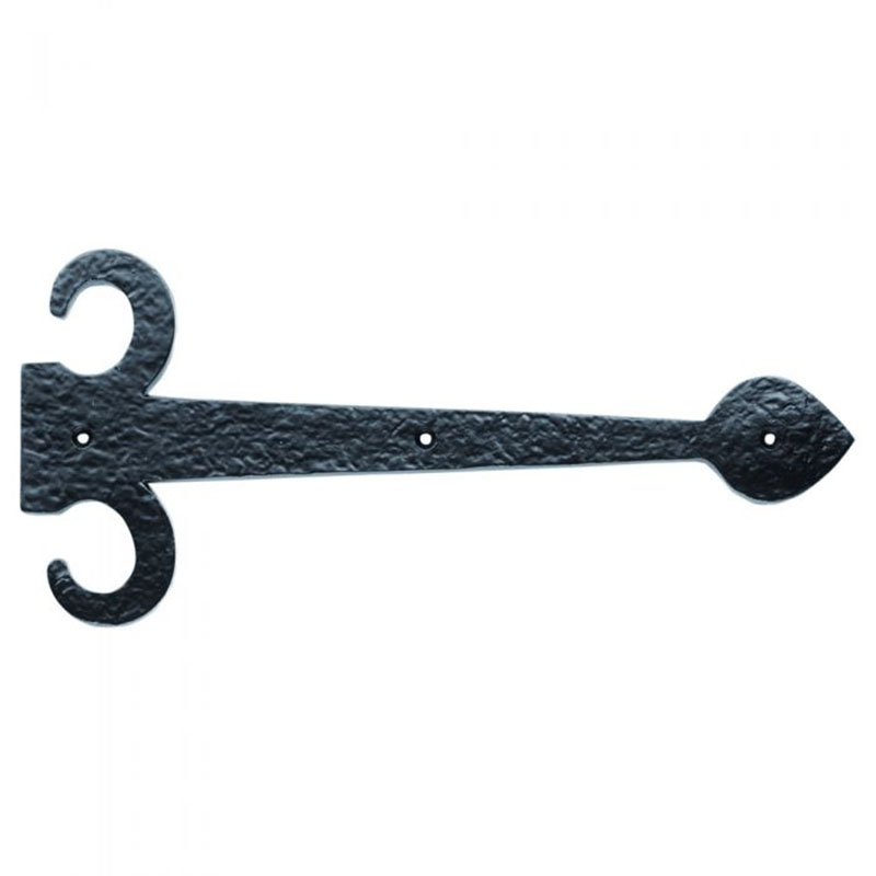 Sword Hinge Front - 306mm x 139mm Antique Black