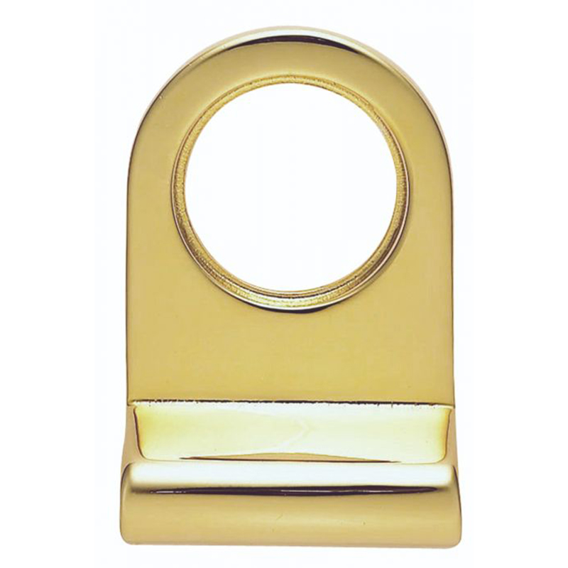 Cylinder Latch Pull - 72mm x 48mm Polished Brass