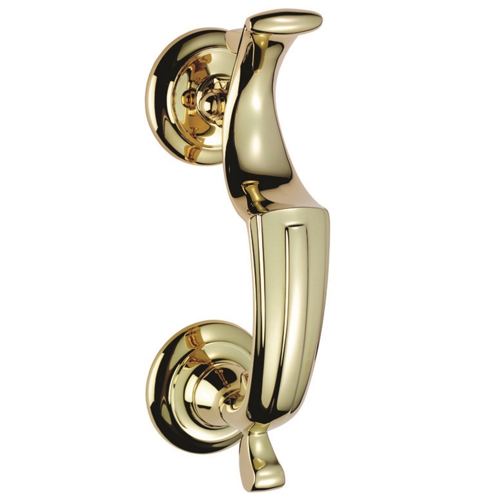 Doctor Door Knocker Polished Brass
