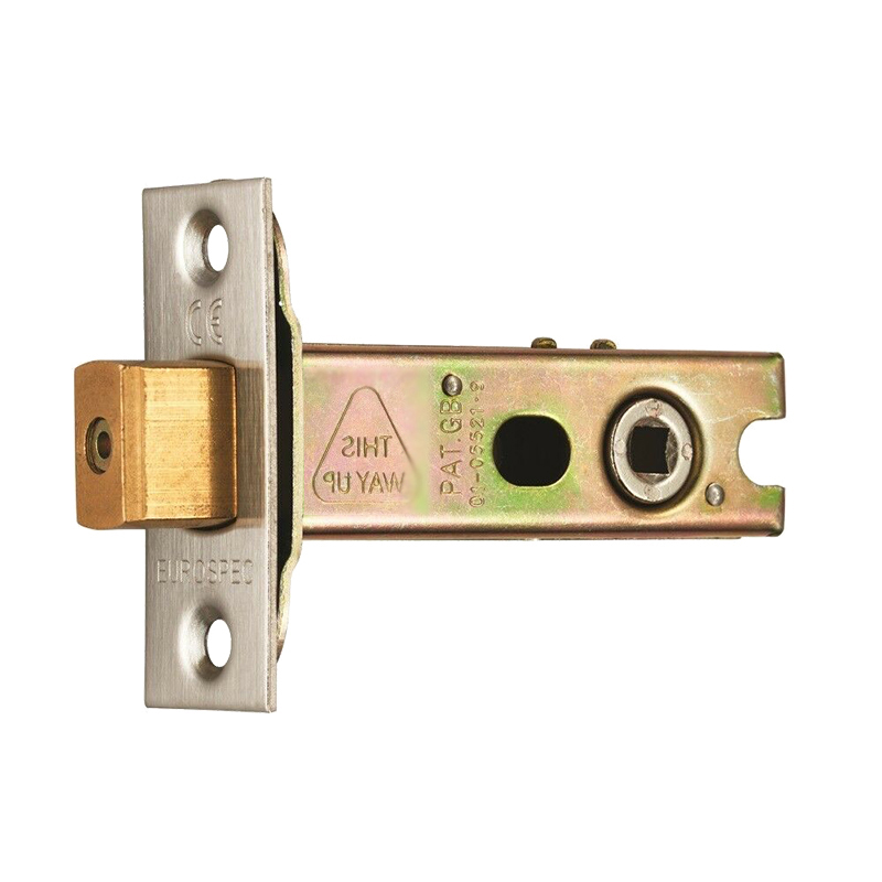 Eurospec Heavy Duty Bathroom Deadbolt - 76mm - Electro Brass / Satin Stainless Steel