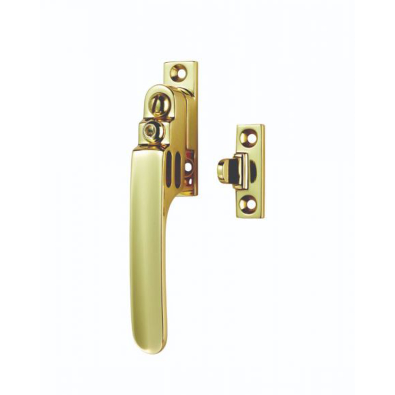 Victorian Night Vent Locking Window Fastener Polished Brass