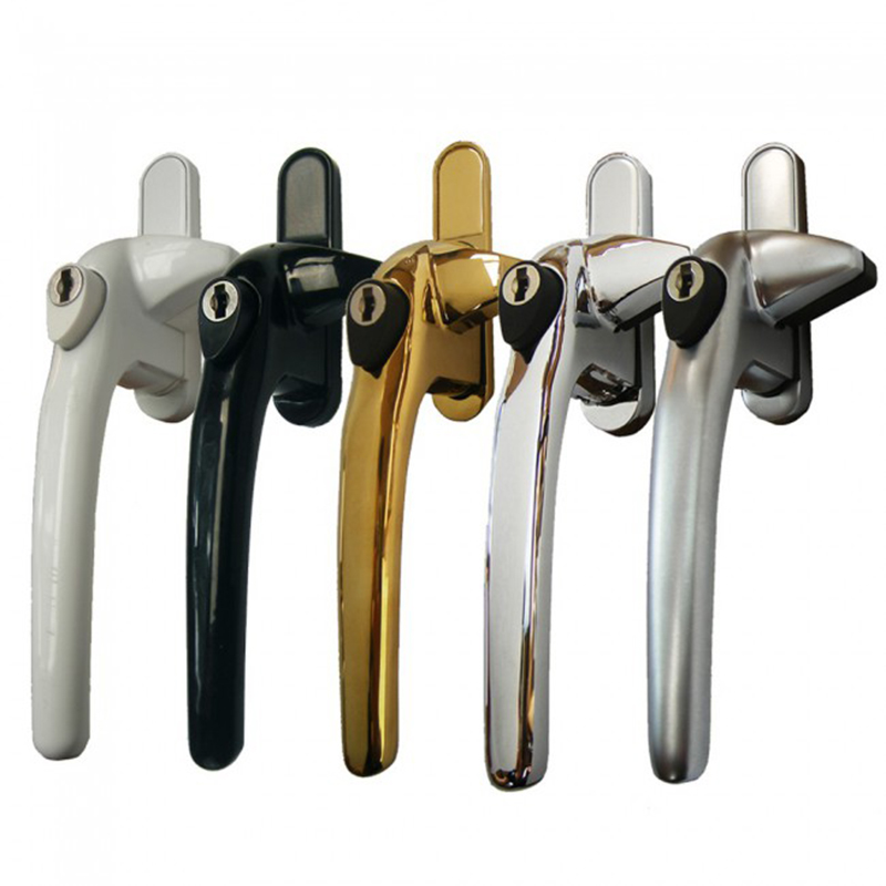 Adjustable Cockspur Handle - Left Hand White