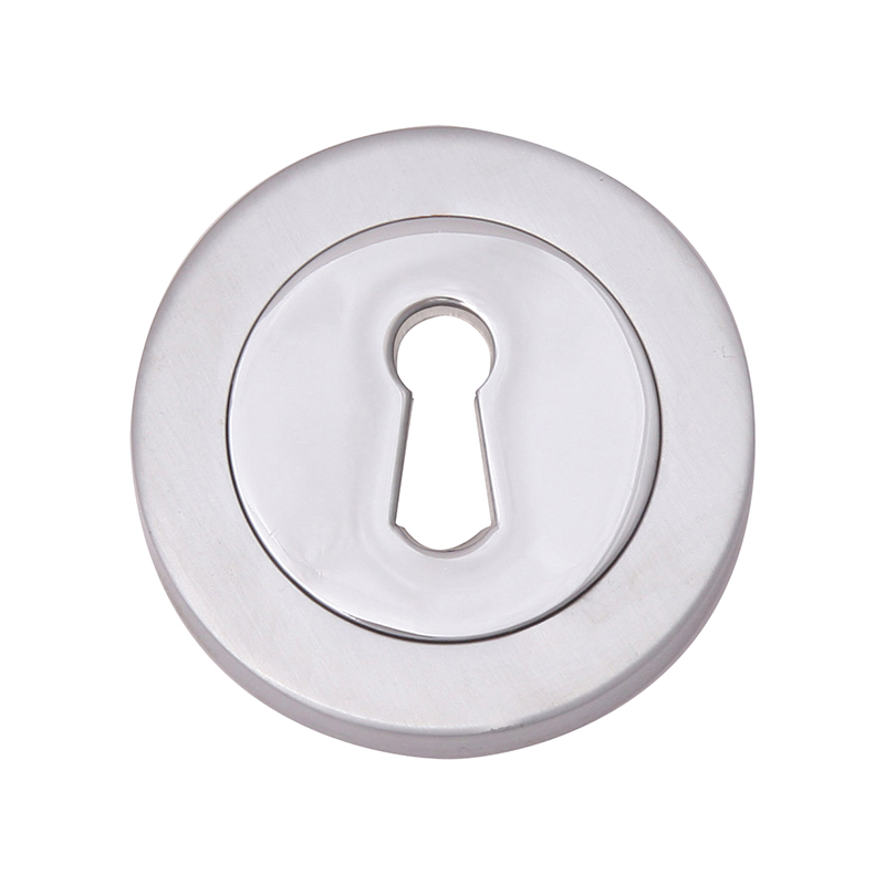 Fortessa Round Keyhole Escutcheon - Polished Chrome