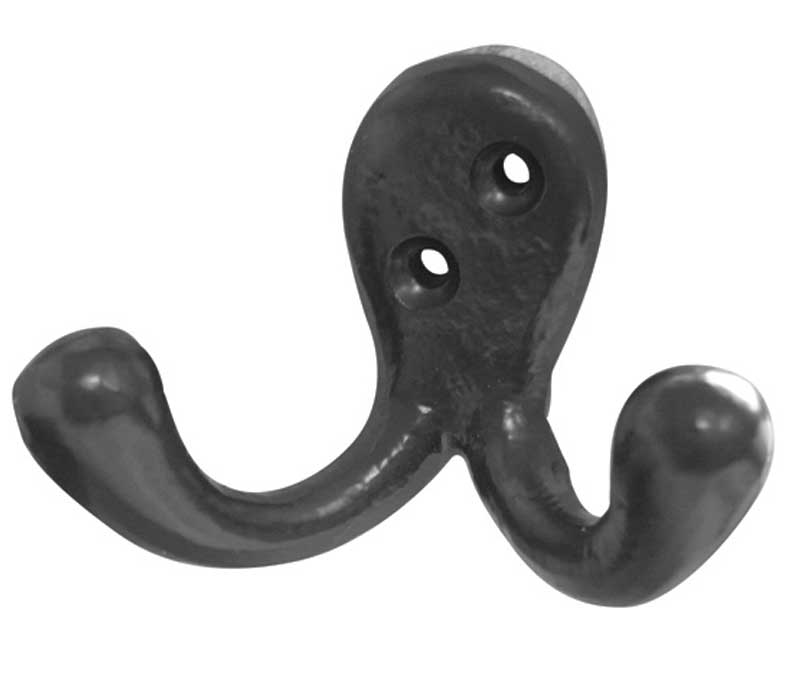 Jedo Double Robe Hook - 55mm Black