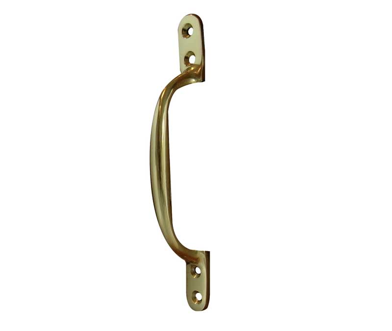 Sash Window Handle 100mm Polished Brass