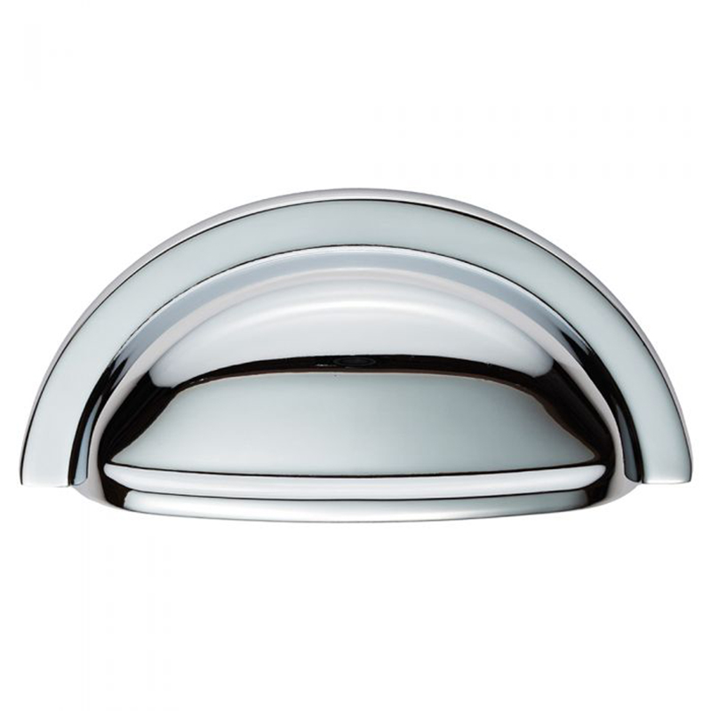 Oxford Cup Pull - 76mm Centres Polished Chrome