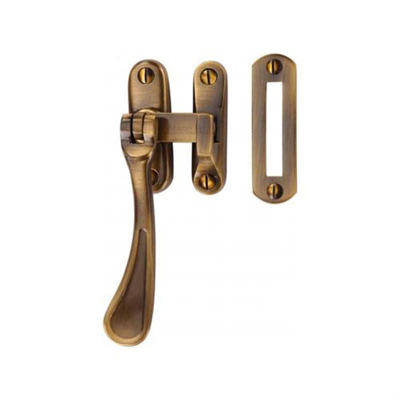 Spoon End Window Fastener Antique Brass