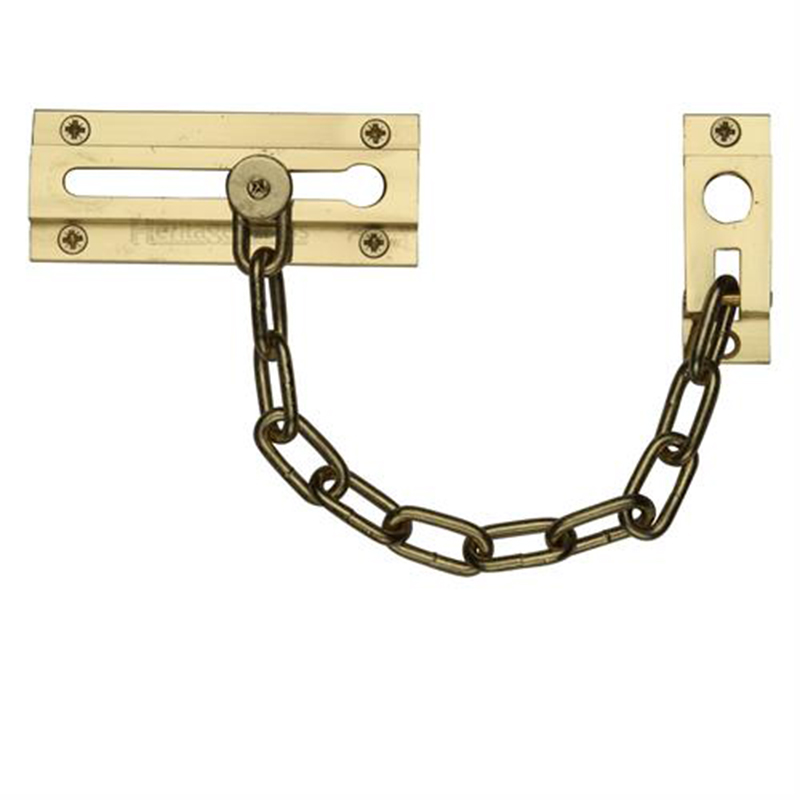 Door Chain Polished Brass