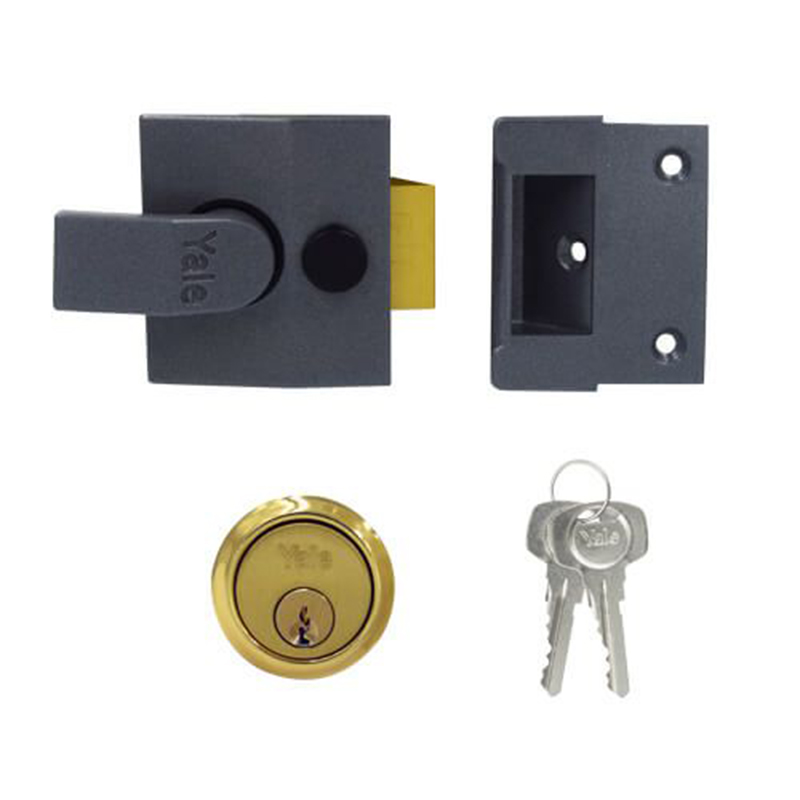 Rim Cylinder Nightlatch Polished Brass