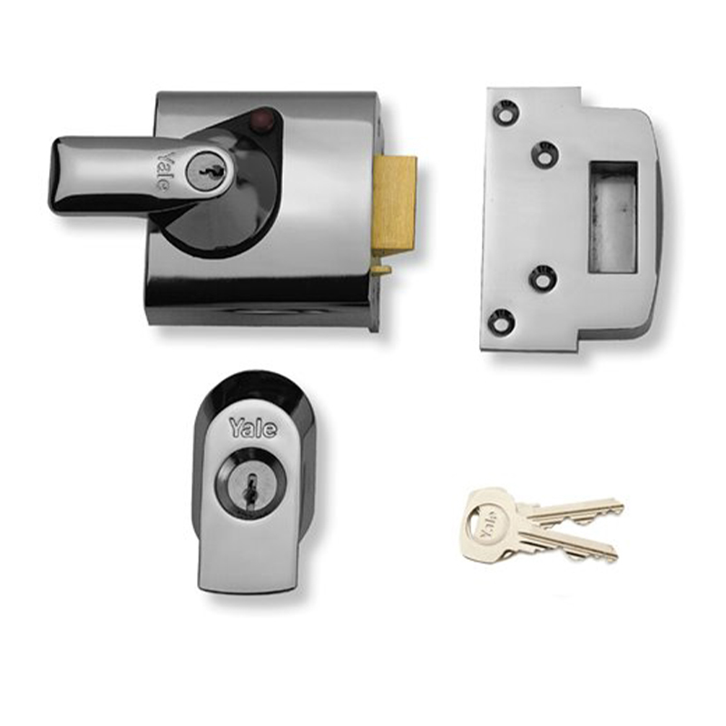 Yale BS Standard Nightlatch - 60mm - Chrome