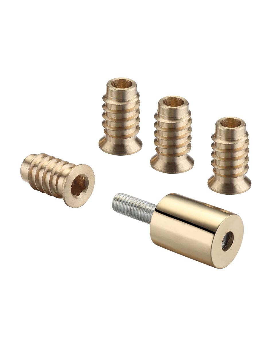 Window Roller Sash Stop Polished Brass