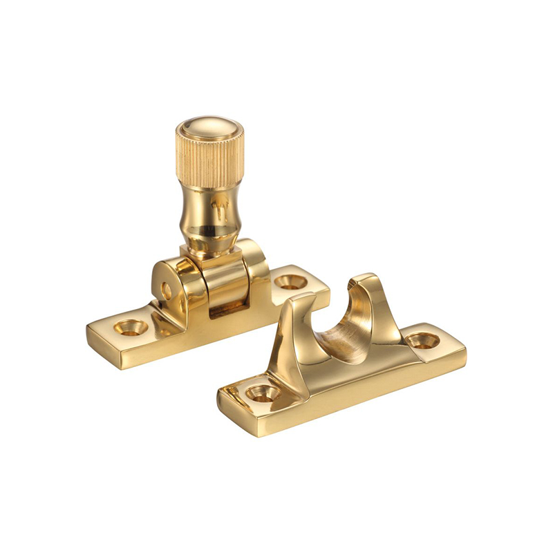 Brighton Pattern Sash Fastener - Non-Locking Polished Brass