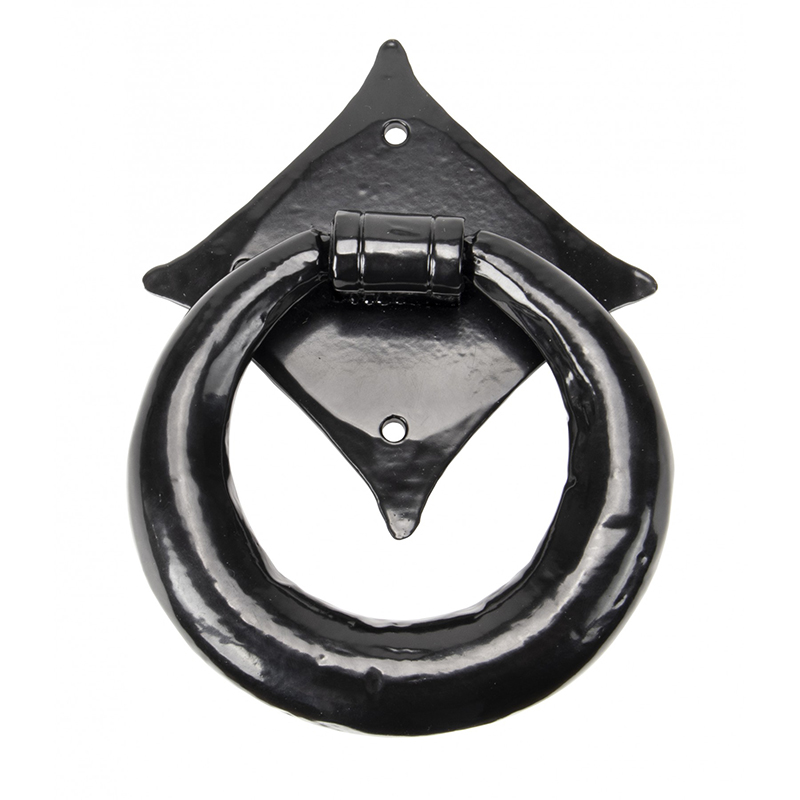 Ring Door Knocker Black