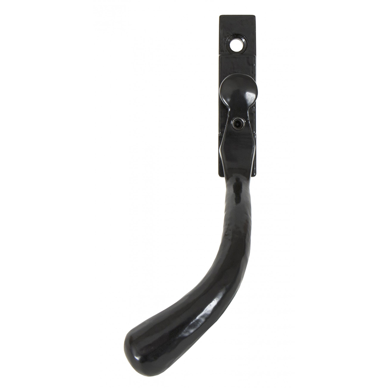 Large Peardrop Espagnolette - Right Hand Black