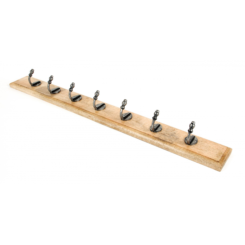 Stable Coat Hook Rack Natural Smooth & Timber