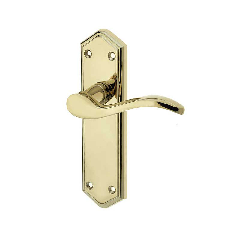 Paris Lever Latch Set - Polished Brass