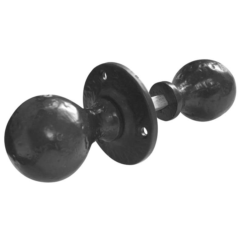 Ball Shape Rim Knob - 46mm Dia Black