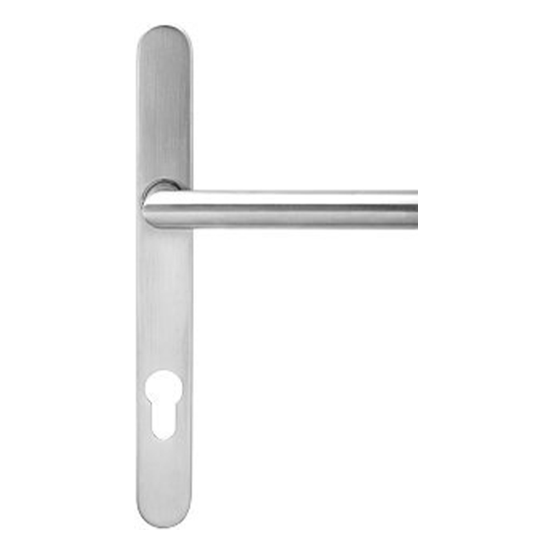 Karcher Rhodos Lever on Narrowplate - Satin Stainless Steel